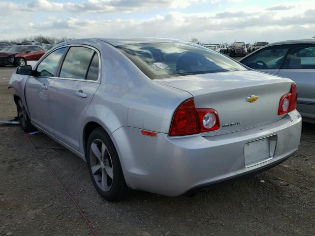 1G1ZC5E19BF395592 - 2011 CHEVROLET MALIBU 1LT SILVER photo 3