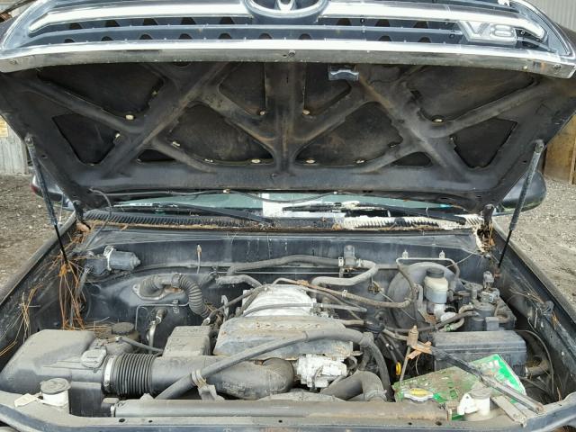 5TBRT3811YS062392 - 2000 TOYOTA TUNDRA ACC BLACK photo 7