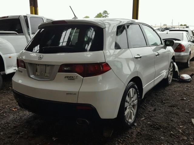 5J8TB1H23CA002893 - 2012 ACURA RDX WHITE photo 4