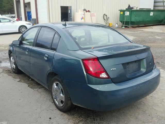1G8AZ58F07Z154398 - 2007 SATURN ION LEVEL GREEN photo 3