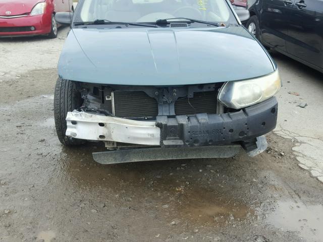 1G8AZ58F07Z154398 - 2007 SATURN ION LEVEL GREEN photo 9