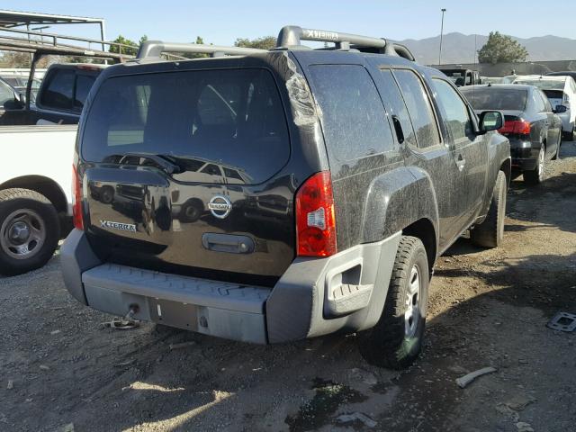 5N1AN08U48C505879 - 2008 NISSAN XTERRA OFF BLACK photo 4