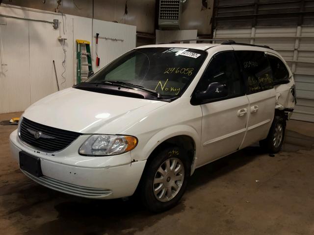 2C8GP74L93R246058 - 2003 CHRYSLER TOWN & COU WHITE photo 2