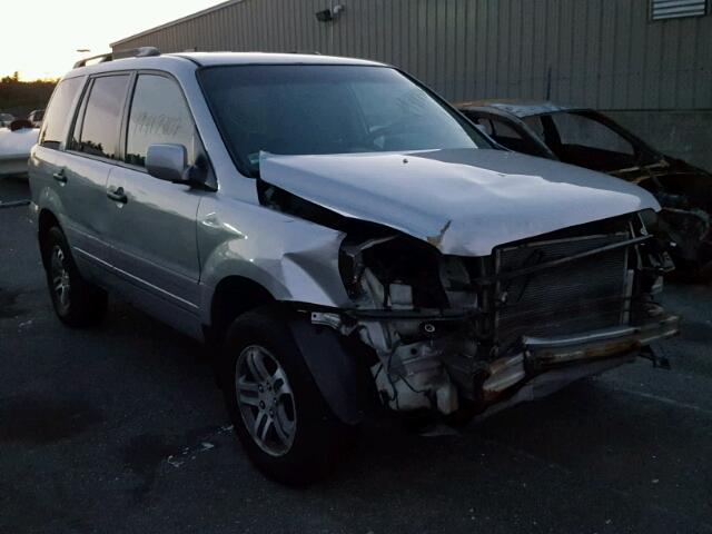 2HKYF18494H612723 - 2004 HONDA PILOT EX SILVER photo 1