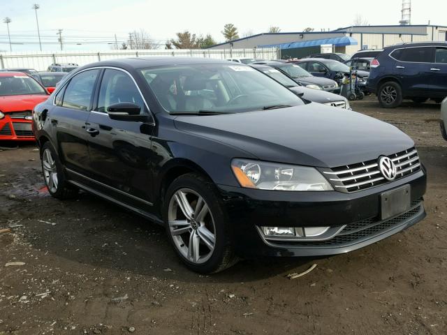 1VWCM7A39DC059164 - 2013 VOLKSWAGEN PASSAT SEL BLACK photo 1