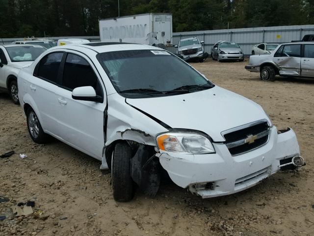 KL1TG5DE0BB122562 - 2011 CHEVROLET AVEO LT WHITE photo 1