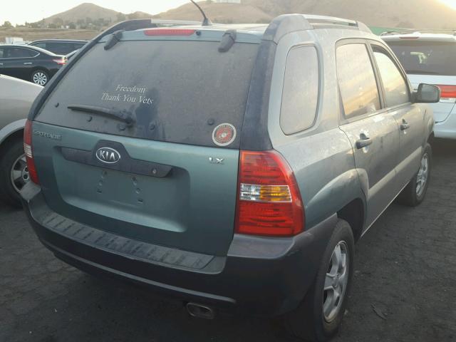 KNDJF724667145944 - 2006 KIA NEW SPORTA GREEN photo 4