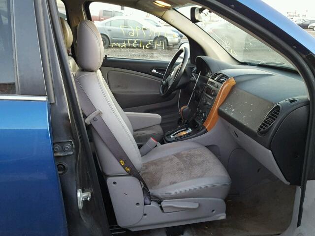 5GZCZ63446S837396 - 2006 SATURN VUE BLUE photo 5