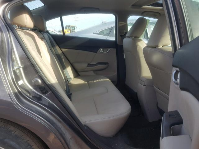 19XFB2F95DE058110 - 2013 HONDA CIVIC EXL 银色 照片 6