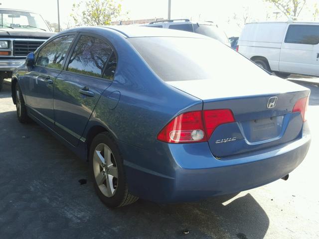 1HGFA16867L089626 - 2007 HONDA CIVIC EX Mavi fotoğraf 3