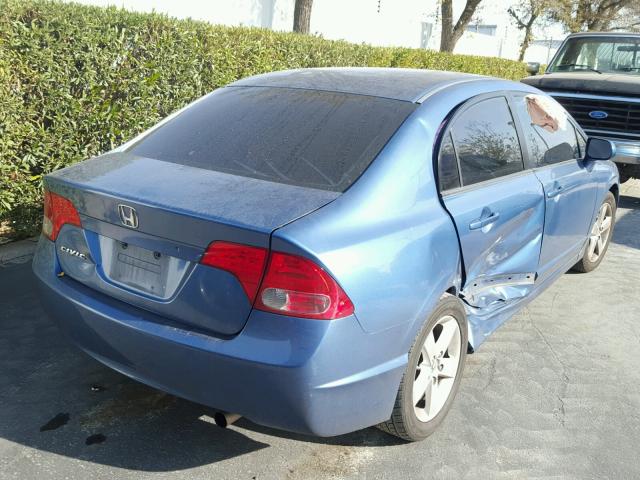 1HGFA16867L089626 - 2007 HONDA CIVIC EX Mavi fotoğraf 4