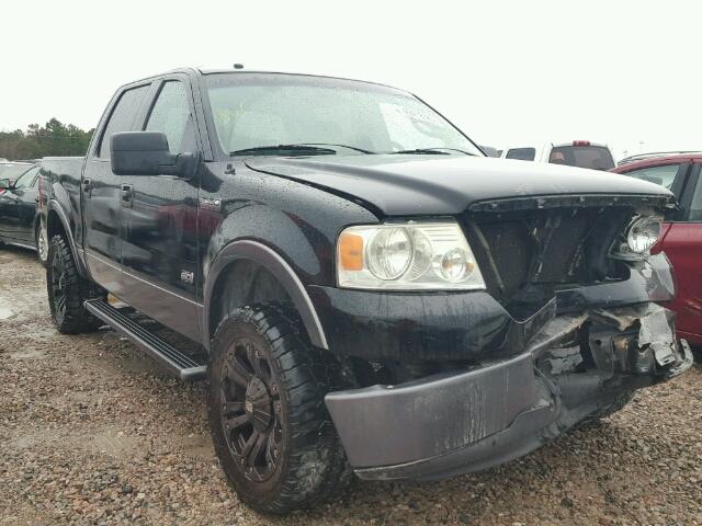 1FTRW12W58KD79994 - 2008 FORD F150 SUPER BLACK photo 1