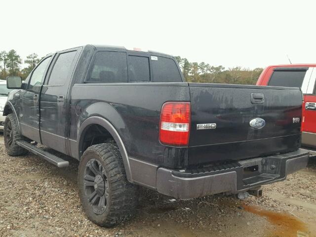 1FTRW12W58KD79994 - 2008 FORD F150 SUPER BLACK photo 3