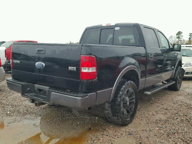 1FTRW12W58KD79994 - 2008 FORD F150 SUPER BLACK photo 4