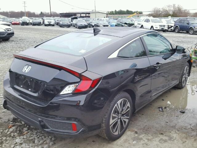 2HGFC3B72HH360845 - 2017 HONDA CIVIC EXL BLACK photo 4