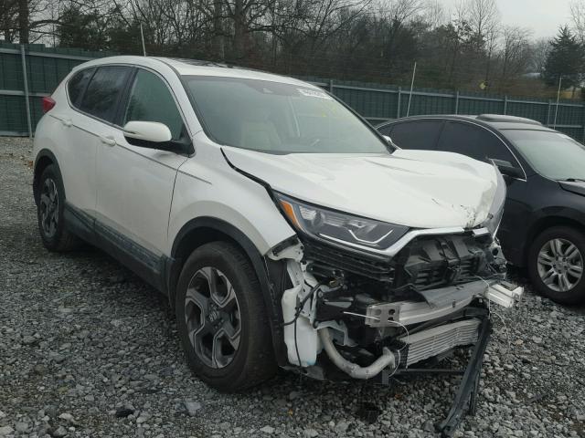 5J6RW1H54HL008537 - 2017 HONDA CR-V EX WHITE photo 1