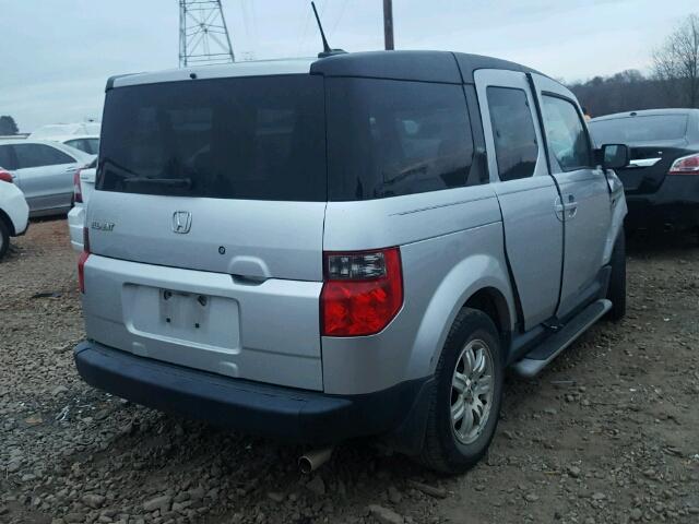 5J6YH17796L005090 - 2006 HONDA ELEMENT EX SILVER photo 4