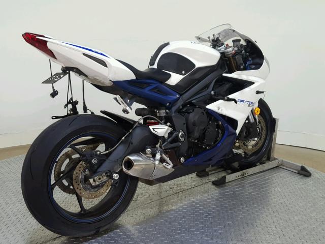 SMTA01YK8EJ626219 - 2014 TRIUMPH MOTORCYCLE DAYTONA 67 WHITE photo 8