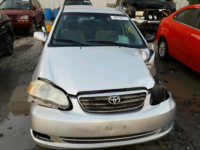 2T1BR32E76C611327 - 2006 TOYOTA COROLLA CE SILVER photo 9