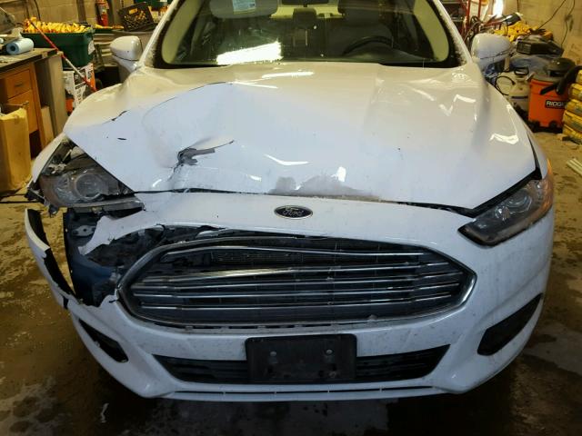 3FA6P0HRXDR149892 - 2013 FORD FUSION SE WHITE photo 7