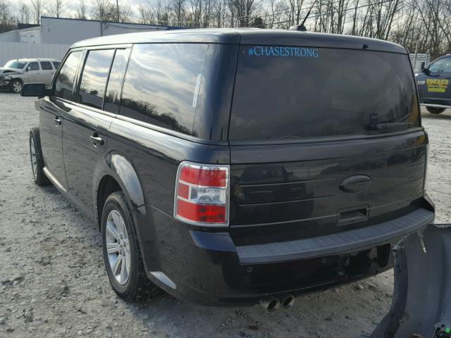 2FMGK5BC3ABA90978 - 2010 FORD FLEX SE BLACK photo 3