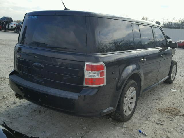 2FMGK5BC3ABA90978 - 2010 FORD FLEX SE BLACK photo 4