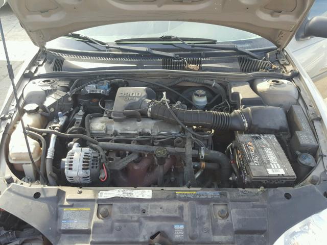 1G1JS124727139405 - 2002 CHEVROLET CAVALIER L TAN photo 7