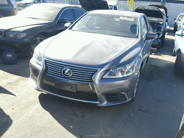 JTHBL5EF6E5129900 - 2014 LEXUS LS 460 GRAY photo 2