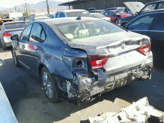 JTHBL5EF6E5129900 - 2014 LEXUS LS 460 GRAY photo 3