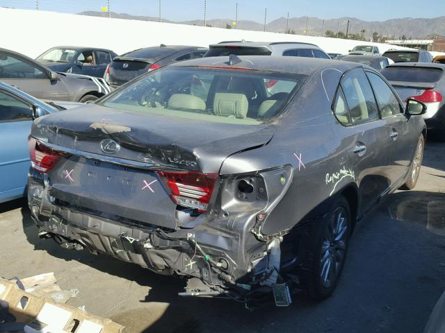 JTHBL5EF6E5129900 - 2014 LEXUS LS 460 GRAY photo 4