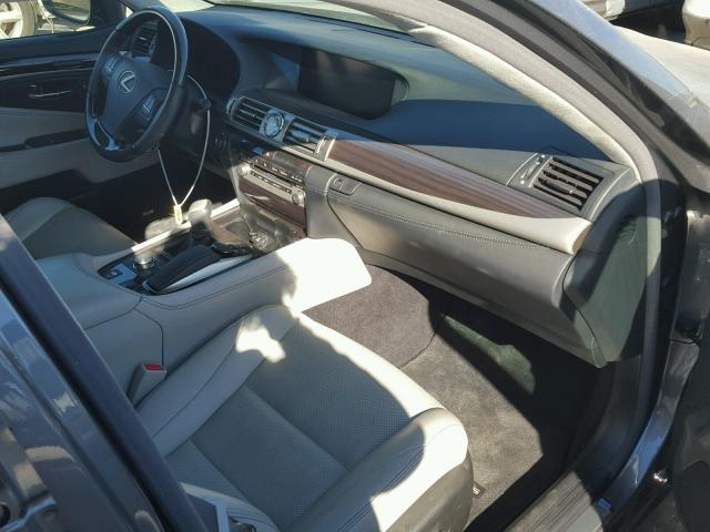 JTHBL5EF6E5129900 - 2014 LEXUS LS 460 GRAY photo 5