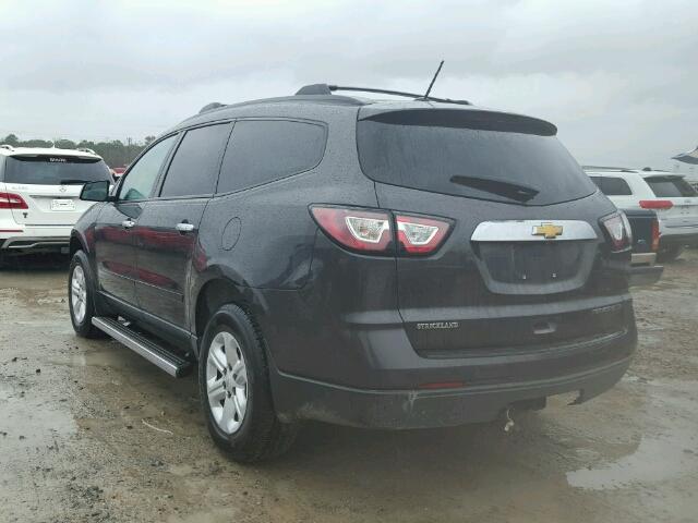 1GNKRFED7EJ361375 - 2014 CHEVROLET TRAVERSE L CHARCOAL photo 3