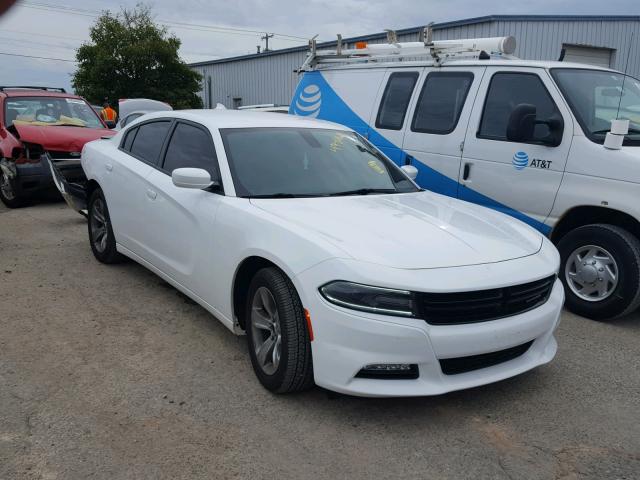 2C3CDXHG8GH132445 - 2016 DODGE CHARGER SX WHITE photo 1