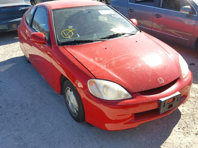 JHMZE13531T000465 - 2001 HONDA INSIGHT RED photo 1