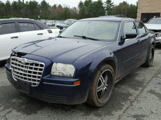 2C3JA43R25H512286 - 2005 CHRYSLER 300 BLUE photo 2