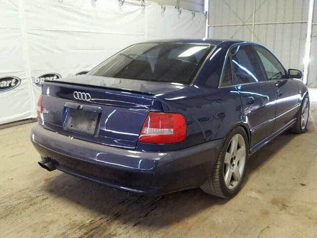 WAURD68D61A012958 - 2001 AUDI S4 2.7 QUA BLUE photo 4