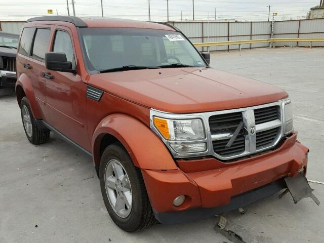 1D8GT28K78W228286 - 2008 DODGE NITRO SXT ORANGE photo 1