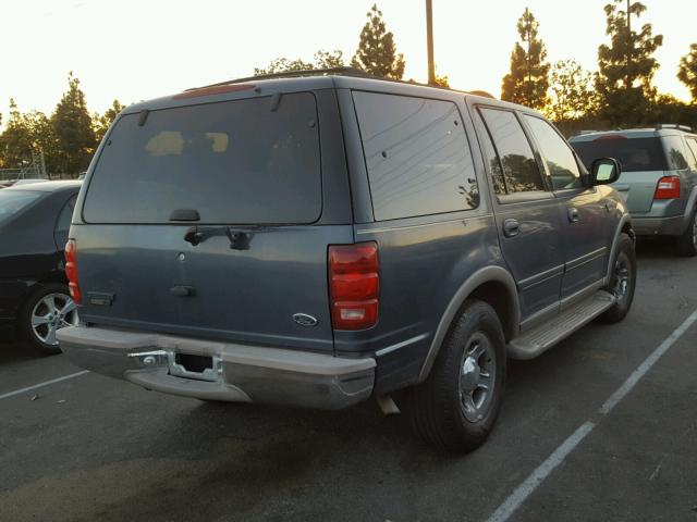 1FMRU17L6YLC47840 - 2000 FORD EXPEDITION BLUE photo 4