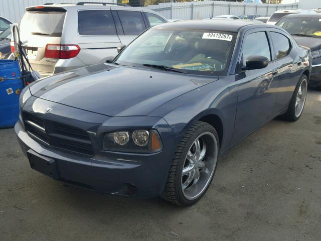 2B3KA43R28H213144 - 2008 DODGE CHARGER GRAY photo 2