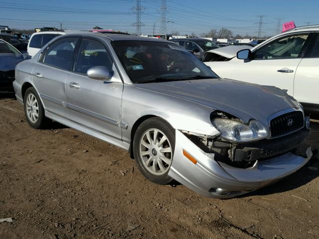 KMHWF35H84A917451 - 2004 HYUNDAI SONATA GLS SILVER photo 1