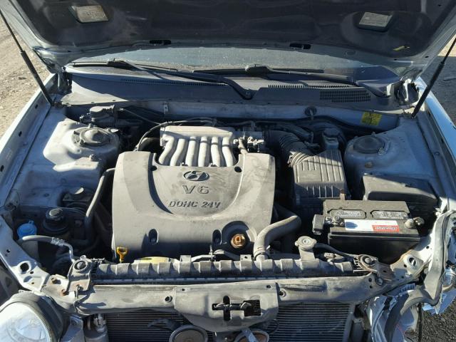 KMHWF35H84A917451 - 2004 HYUNDAI SONATA GLS SILVER photo 7