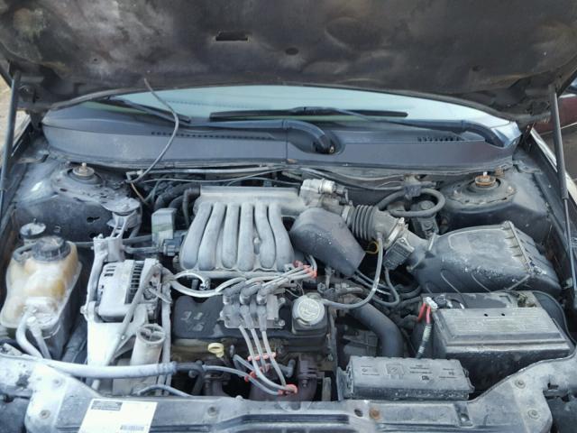 1FAFP552X1G237154 - 2001 FORD TAURUS SES BLACK photo 7