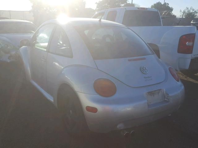 3VWED21C71M480841 - 2001 VOLKSWAGEN NEW BEETLE 银色 照片 3