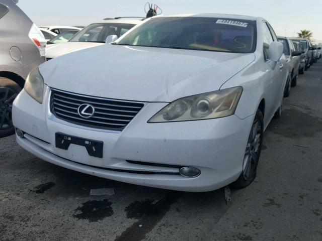 JTHBJ46G672076031 - 2007 LEXUS ES 350 WHITE photo 2