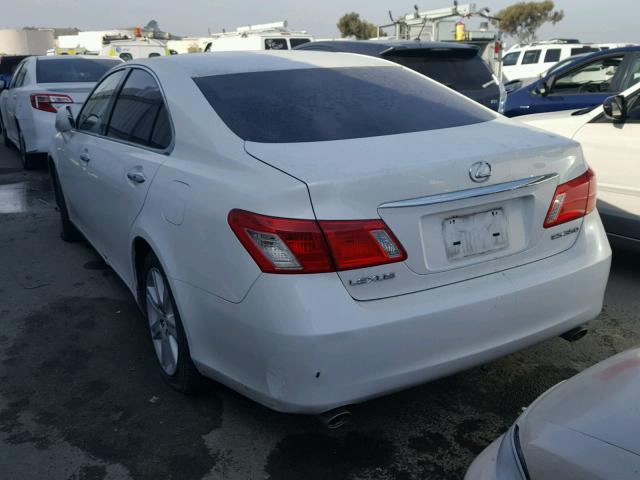 JTHBJ46G672076031 - 2007 LEXUS ES 350 WHITE photo 3