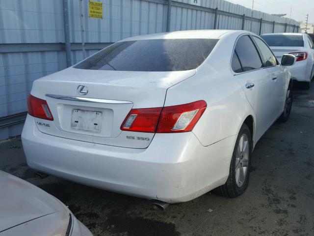 JTHBJ46G672076031 - 2007 LEXUS ES 350 WHITE photo 4