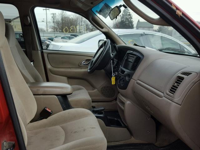 4F2YU07101KM40361 - 2001 MAZDA TRIBUTE DX 勃艮第红 照片 5