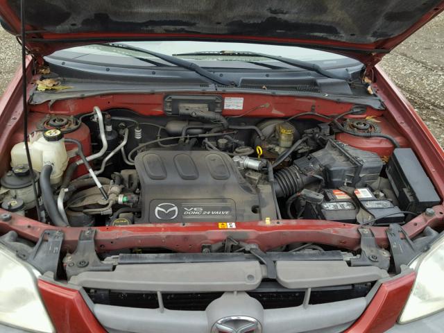 4F2YU07101KM40361 - 2001 MAZDA TRIBUTE DX 勃艮第红 照片 7