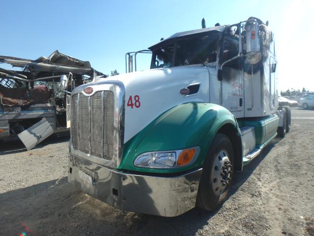 1XPHDB9XX8D749037 - 2008 PETERBILT 386 WHITE photo 2