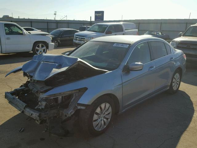 1HGCP2F31BA130440 - 2011 HONDA ACCORD LX BLUE photo 2